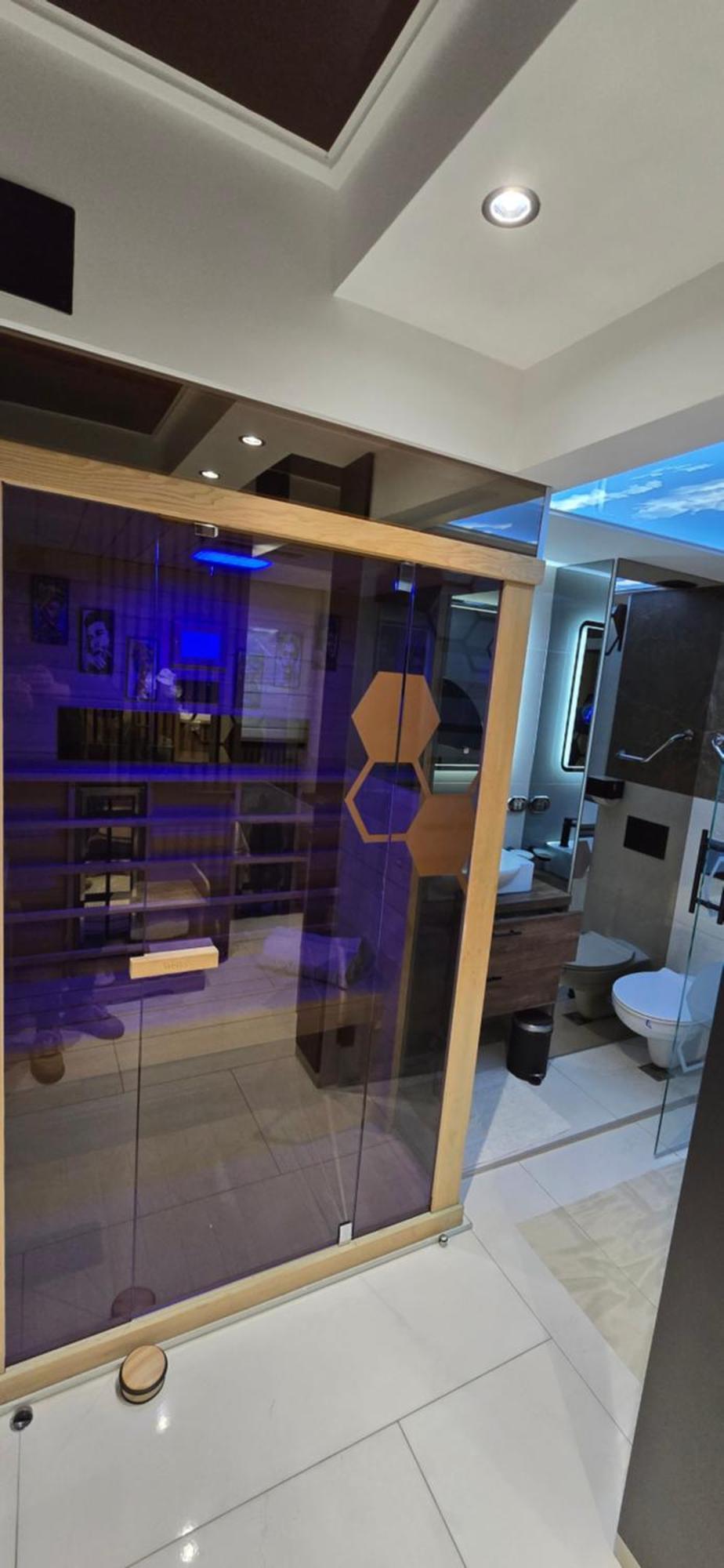 Design Apartment Platinium Spa Lux 5 Star "Havana" Completely Private Wellness & Spa Free Included Sauna & Jacuzzi & Salt Wall & Fire Place & 3D Ceilings & Business Wifi & Netflix & Keyless Code Entry & Full Smart App & Secure 2 Parking Place Cuprija Luaran gambar
